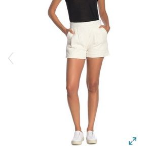 Joie Lisley Embroidered Porcelain Shorts